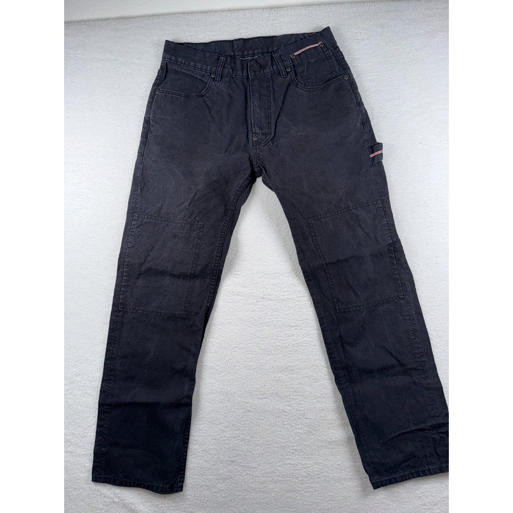 The Hundreds Carpenter Jeans Mens 32 Black Denim 100% Cotton‎ Utility Workwear